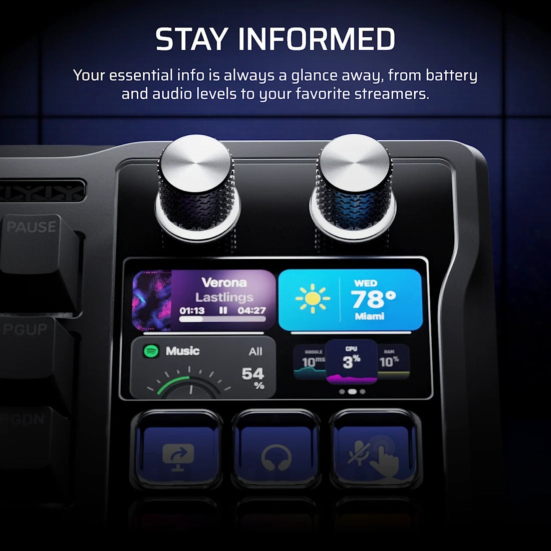 Corsair Galleon 100 SD Stream Deck-Integrated Full-Size Wired Mechanical Gaming Keyboard
