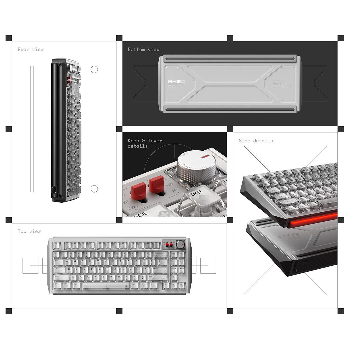 Nuphy WH80 83-Key Tri-Mode Magnetic Mechanical Gaming Keyboard