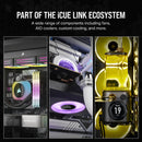 Corsair iCue Link RX120 RGB 120MM PWM Single Fan Expansion (Black, White)
