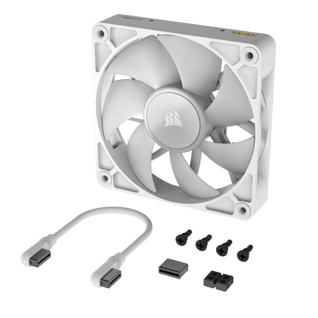 Corsair iCue Link RX120 RGB 120MM PWM Single Fan Expansion (Black, White)