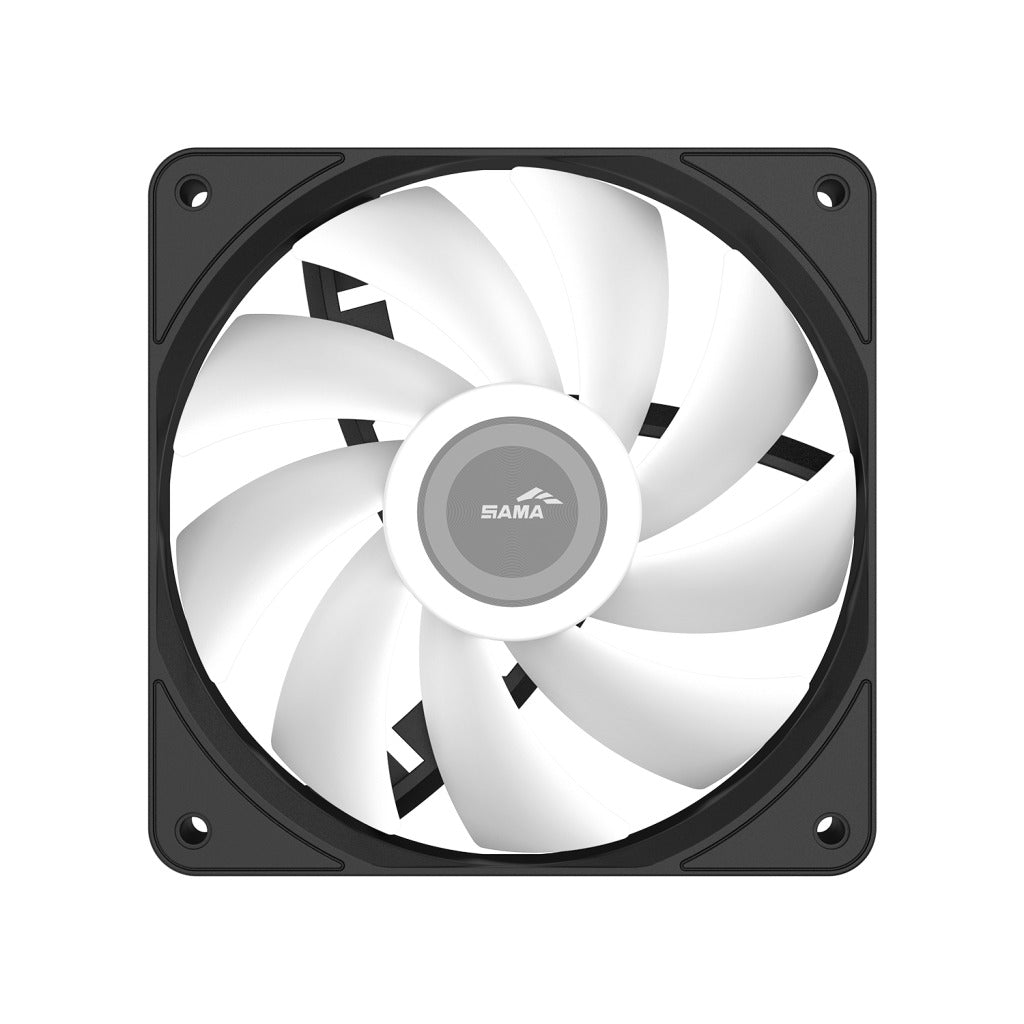 Sama FZ12 ARGB 120mm PWM Fan (Black) (FZ12-BKAM1TOX-G)