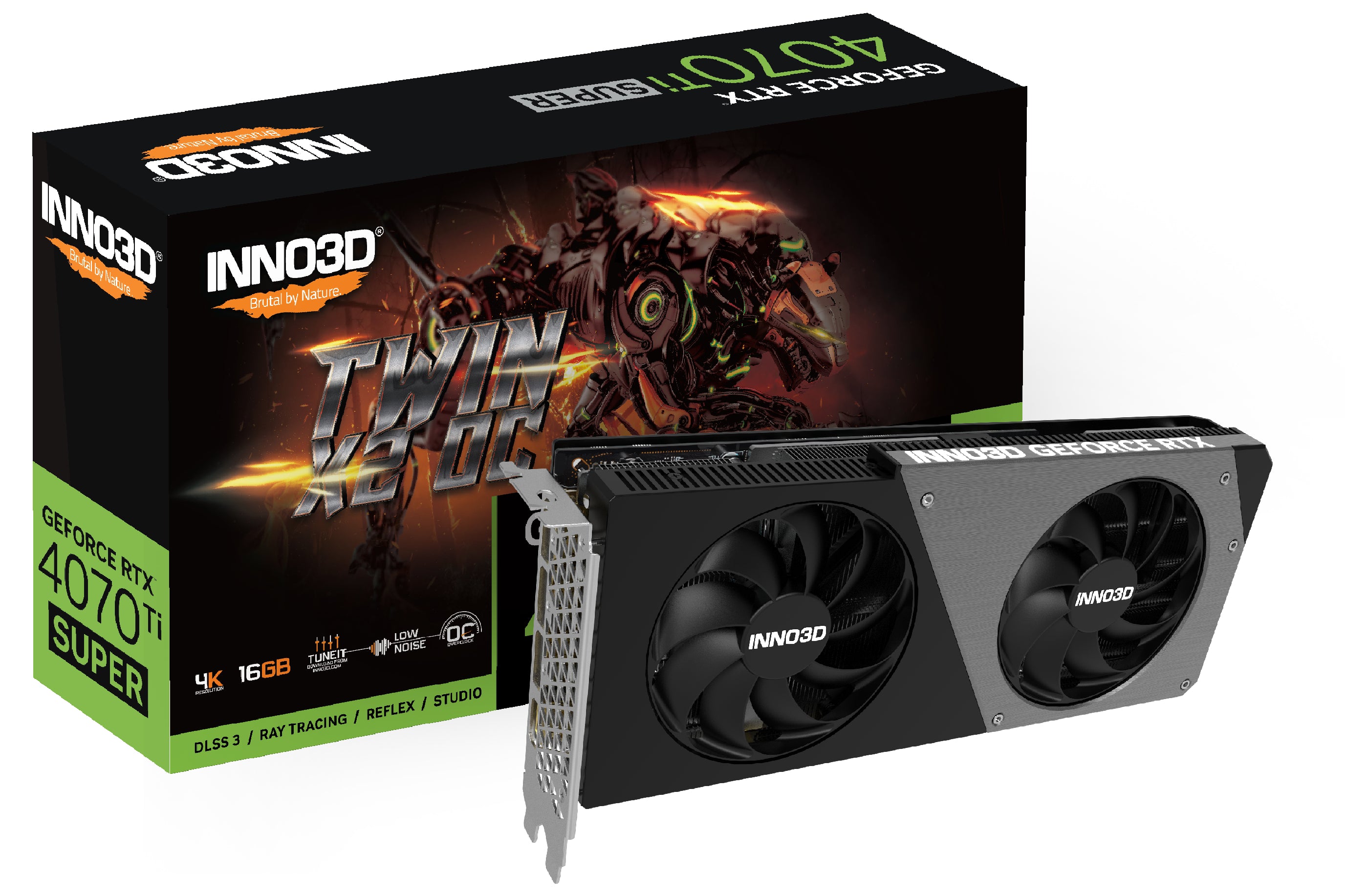 INNO3D GeForce RTX 4070 Ti Super Twin X2 OC 16GB GDDR6X Graphics Card | DataBlitz