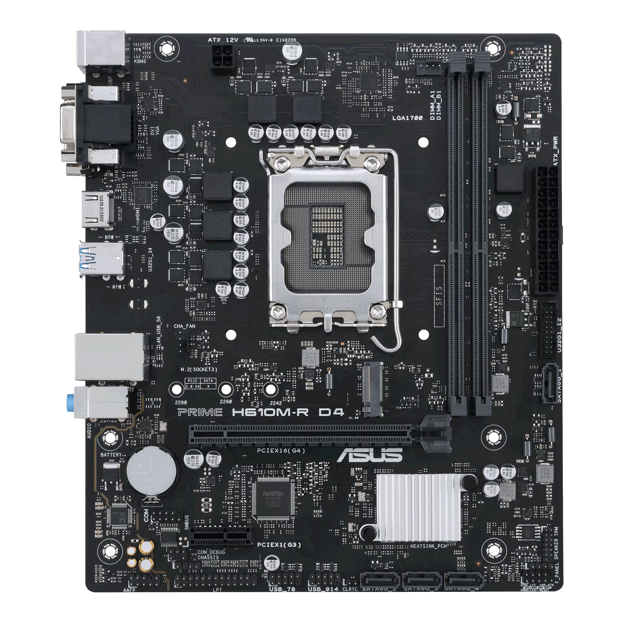 Asus Prime H610M-R D4 Motherboard | DataBlitz