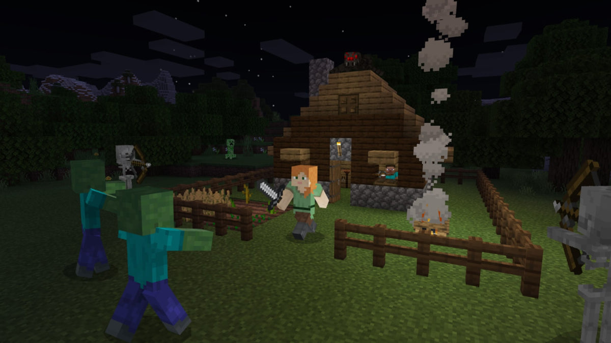 Nintendo Switch Minecraft (Includes Super Mario Mash-Up Pack & More) (MDE)