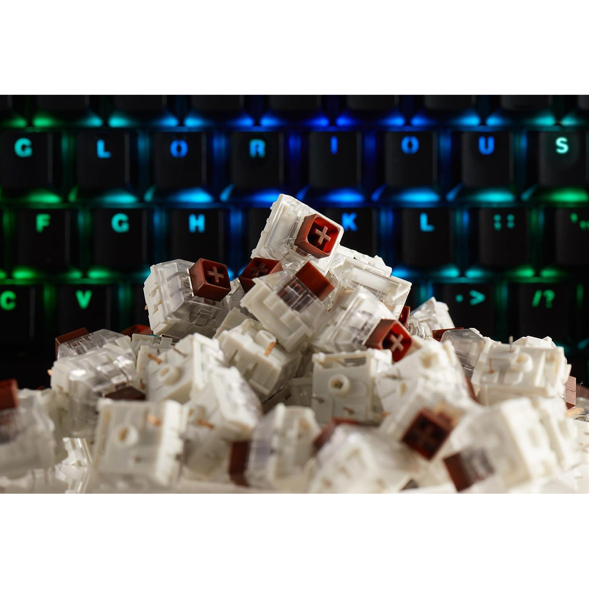 Glorious PC Gaming Race Mechanical Keycaps Kailh (Brown Switches)