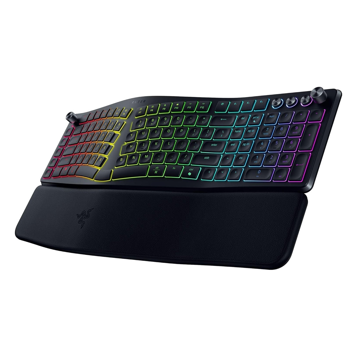 Razer Pro Type Ergo Wireless Split Ergonomic RGB Keyboard (Black)
