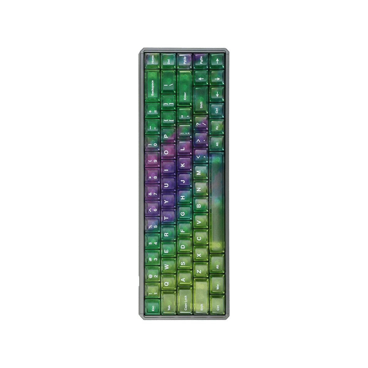 Akko MOD68 HE Aluminum Case Wired ARGB Magnetic Keyboard (Grey-Aurora)