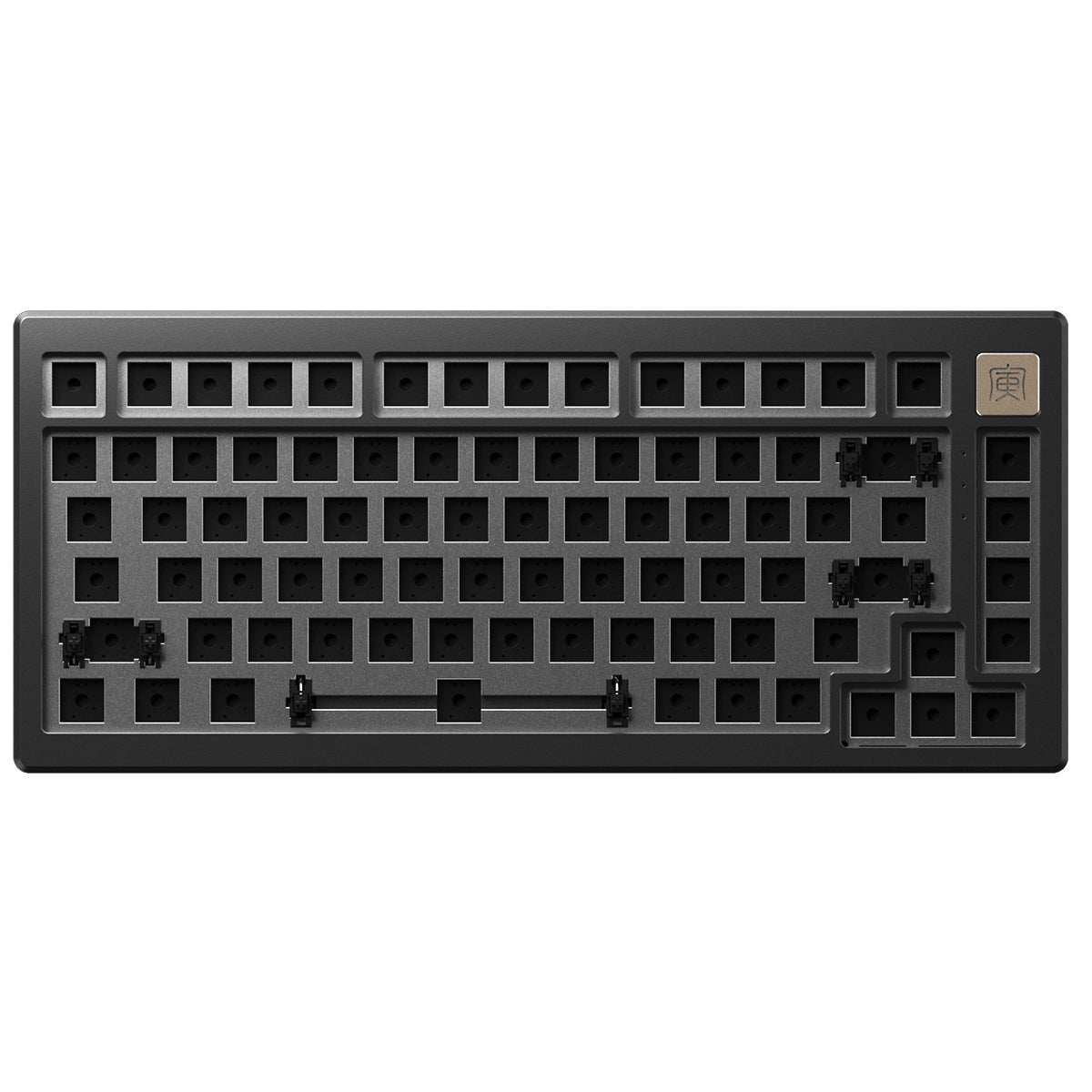 AKKO MOD006 RGB Hot-Swappable Mechanical Keyboard DIY Kit With Gasket Mount Structure (Space Gray) - DataBlitz