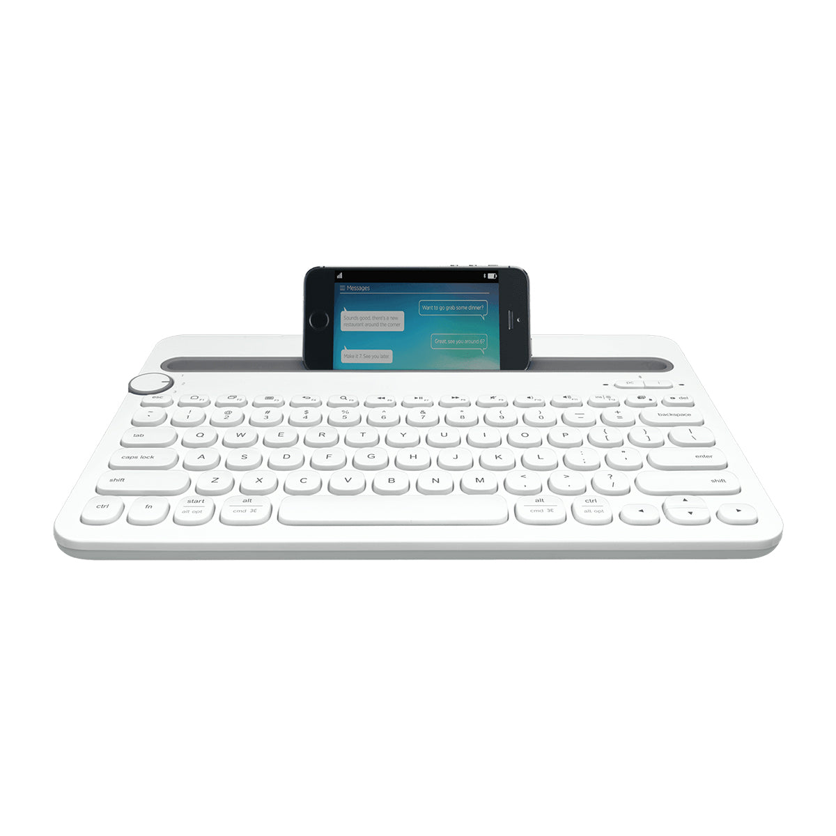 LOGITECH MULTI-DEVICE K480 BLUETOOTH KEYBOARD (WHITE) - DataBlitz
