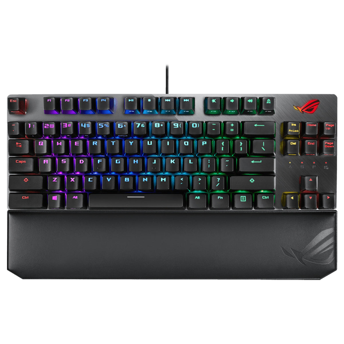 ASUS ROG STRIX X801 RGB SCOPE TKL DELUXE MECHANICAL GAMING KEYBOARD (CHERRY MX RGB RED) - DataBlitz