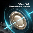 Baseus Bowie GoPlay 1 Max Gaming Wired Headphone with Detachable Microphone (Moon White)