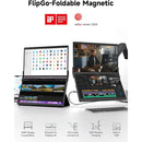 JSAUX FlipGo Pro 15.6" Dual Stacked Portable Monitor (Black) (PM0209)