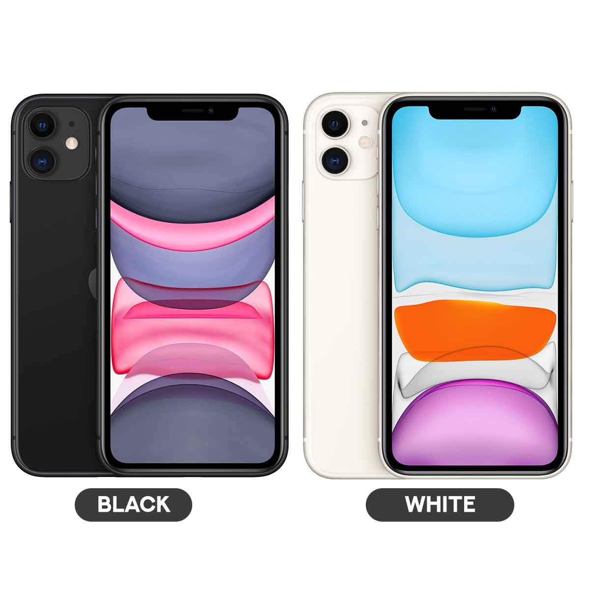 Apple iPhone 11 128GB (Black, White)