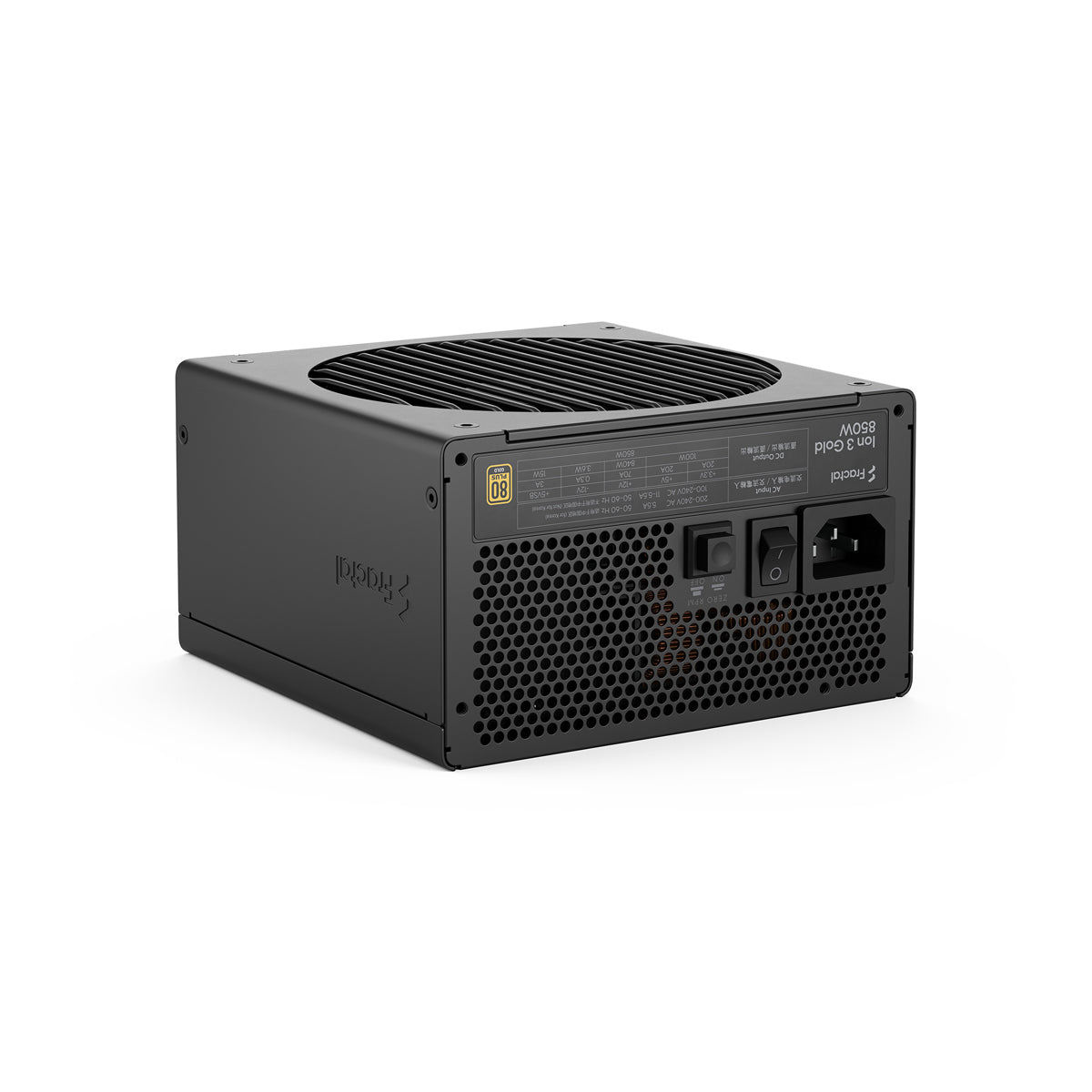 Fractal Design Ion 3 Gold 850W Fully Modular Power Supply (Black)