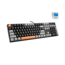 E-Yooso Z-14 Single Light 104 Keys Mechanical Keyboard Black/Grey (Blue Switch)