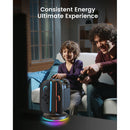 Transnovo 4-in-1 Cylindrical Charging Station with RGB Light for Nintendo Switch 2 Joy-Pad (Black)