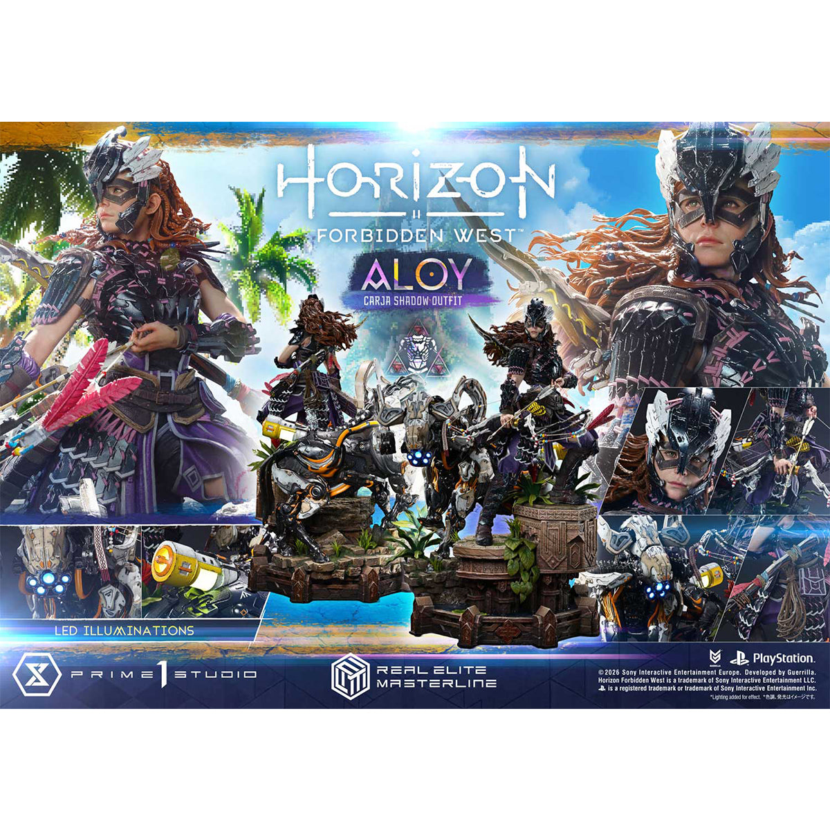 Real Elite Masterline Horizon Forbidden West Aloy Carja Shadow Outfit