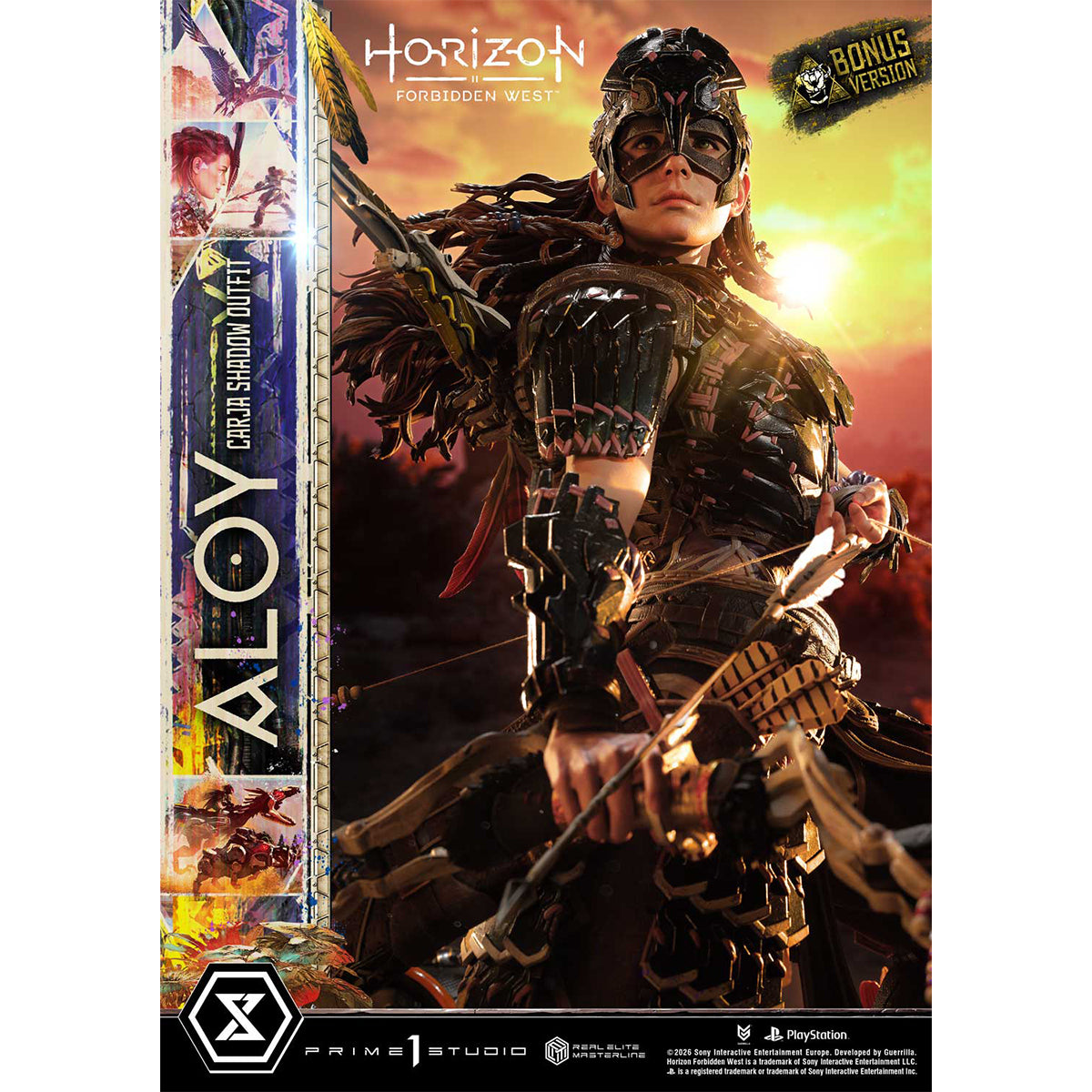 Real Elite Masterline Horizon Forbidden West Aloy Carja Shadow Outfit