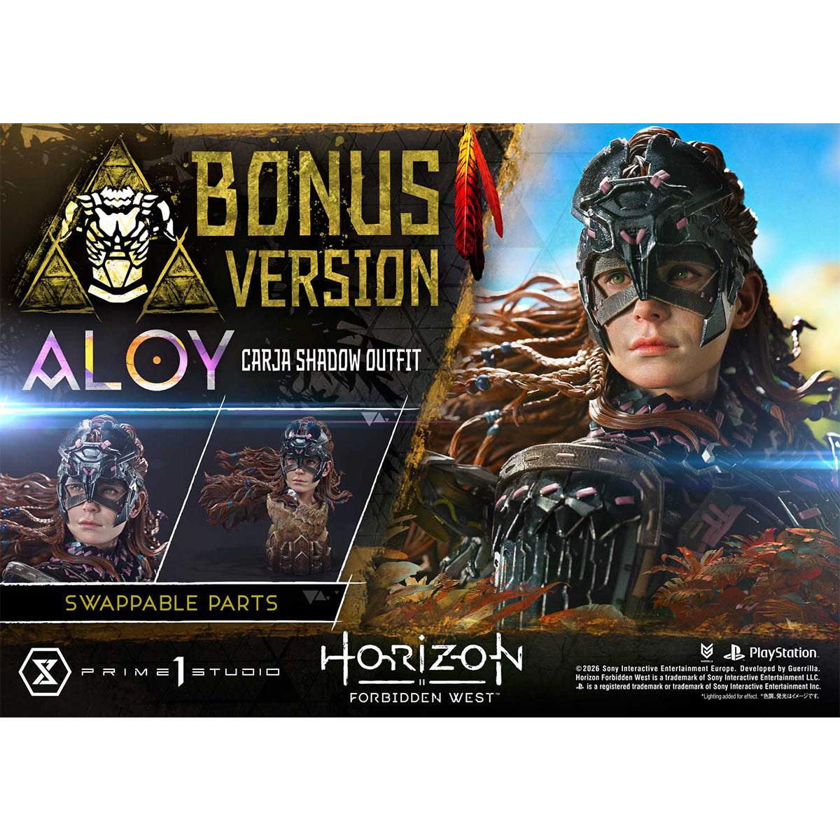 Real Elite Masterline Horizon Forbidden West Aloy Carja Shadow Outfit