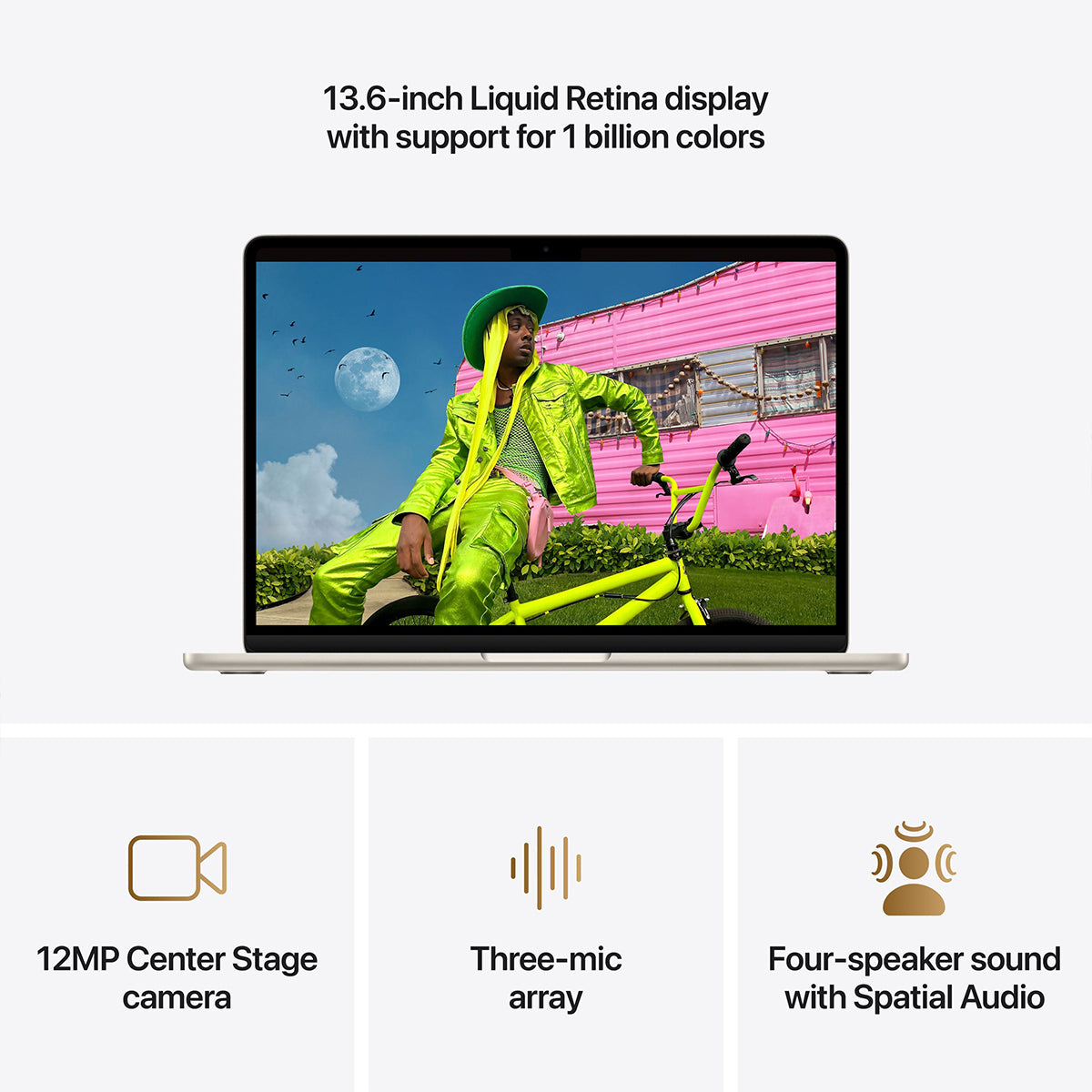 Apple MacBook Air 13" 16GB+512GB M5 Chip with 10-Core CPU & 8-Core GPU