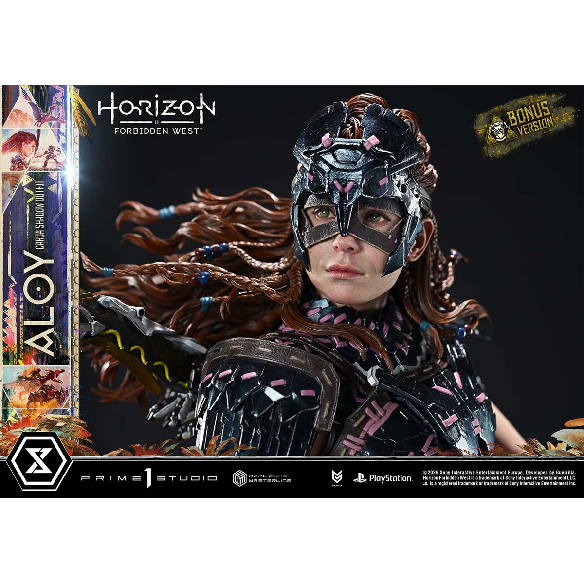 Real Elite Masterline Horizon Forbidden West Aloy Carja Shadow Outfit