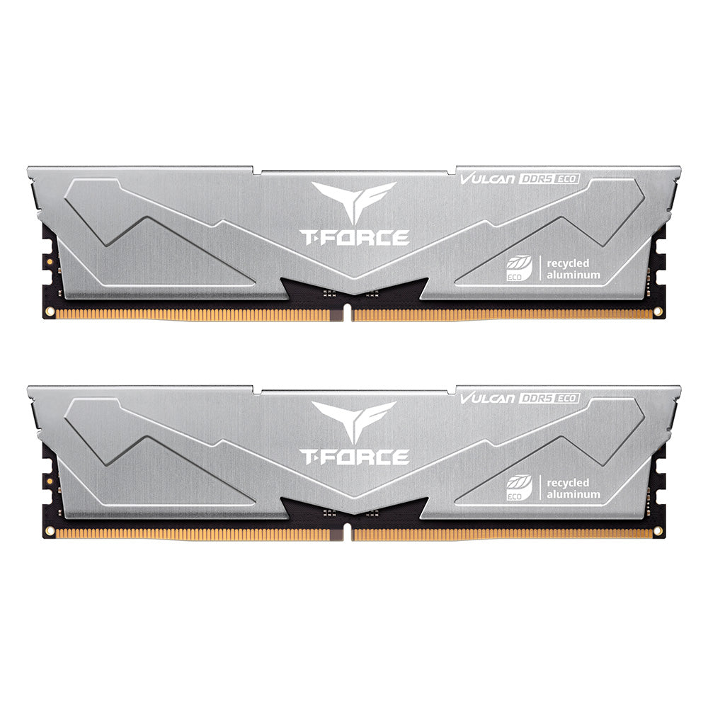 TeamGroup Vulcan T-Force Eco DDR5 32GB (2x16GB) 6000MHz CL38 Gaming Desktop Memory