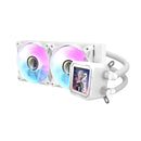 DarkFlash Wave DV240S ARGB AIO 240mm Liquid CPU Cooler (White)