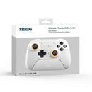 8BitDo Ultimate 2 Bluetooth Controller with TMR Joysticks, Switchable Hall Effect/Tactile Triggers, Vibration & Motion Control, RGB Fire Ring with Charging Dock for Nintendo Switch/Windows PC/N-Switch Pro Controller (Black, White) (80ND)
