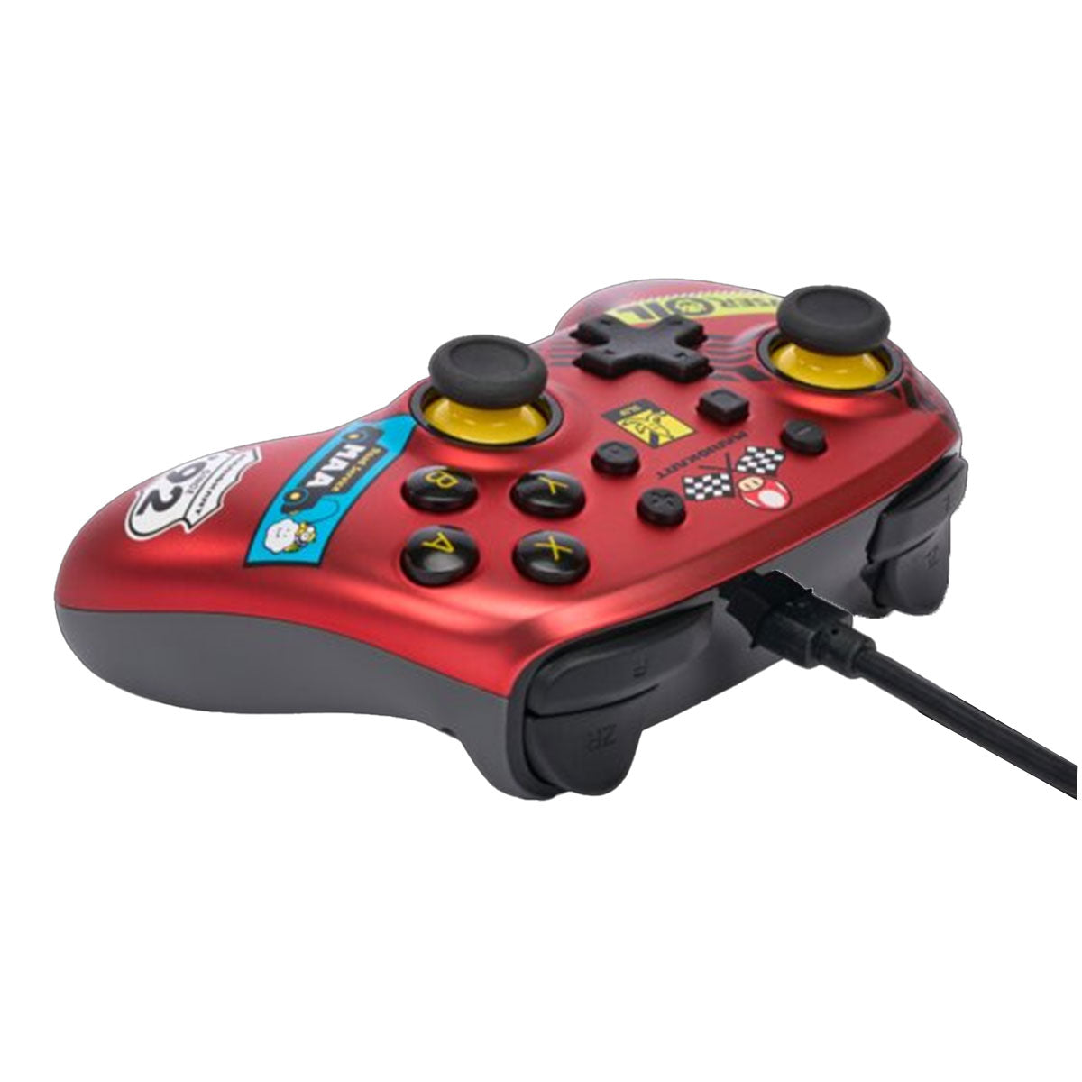 PowerA Nano Red Wired Ergonomic Gaming Controller for Nintendo Switch (Mario kart Racer) (NSGP0124-01)