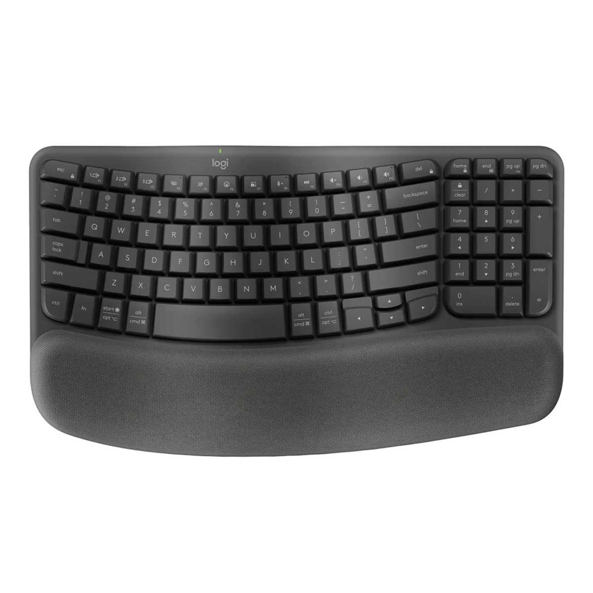 Logitech Wave Keys Ergonomic Wireless Keyboard