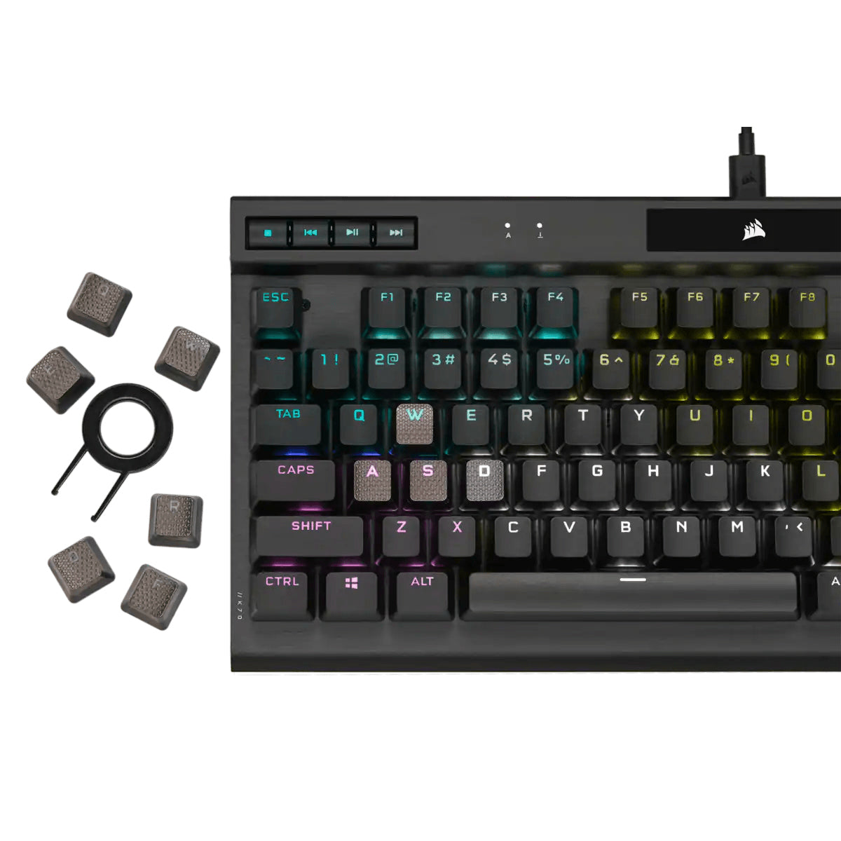 CORSAIR K70 RGB TKL CHAMPION SERIES MECHANICAL GAMING KEYBOARD (CHERRYY MX RED) - DataBlitz