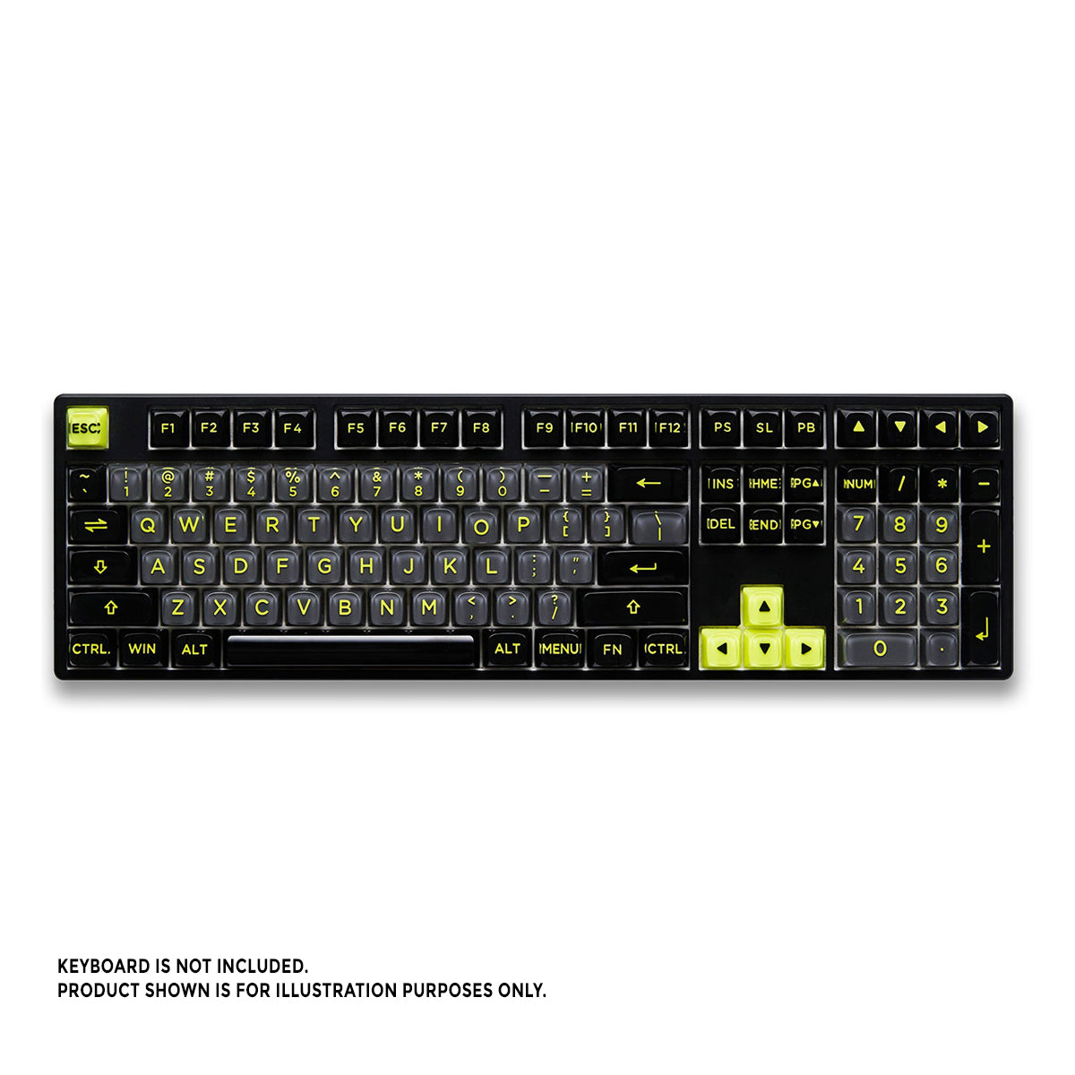 Pulsar 3D Polycarbonate Keycaps 124-Set Acid Rewind Edition (GD8000KC01)
