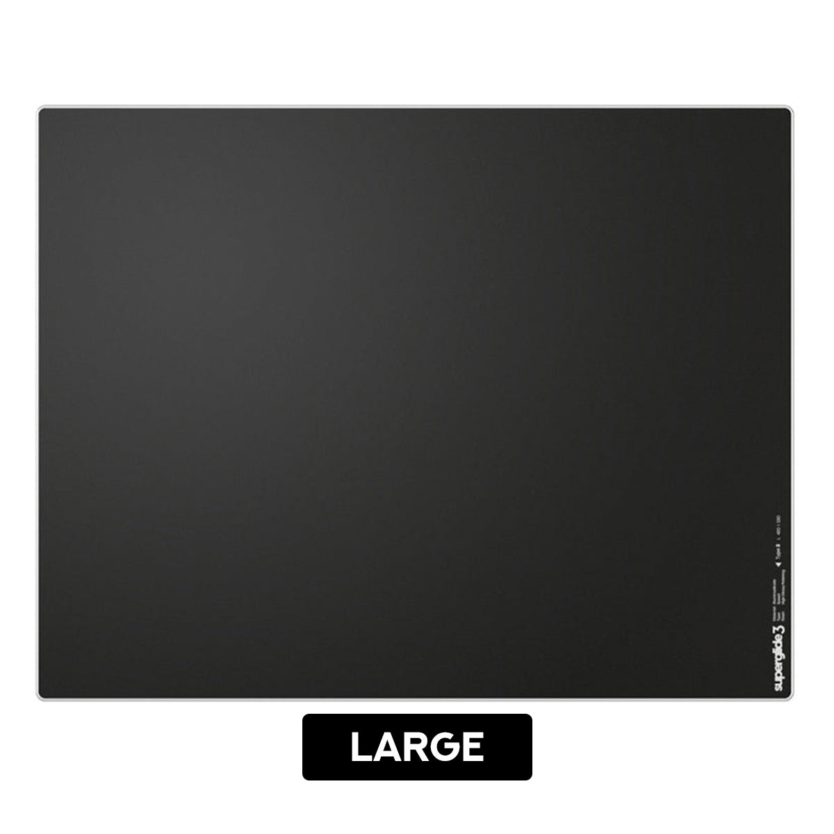 Pulsar Superglide 3 Premium Glass Mousepad (Black) | DataBlitz