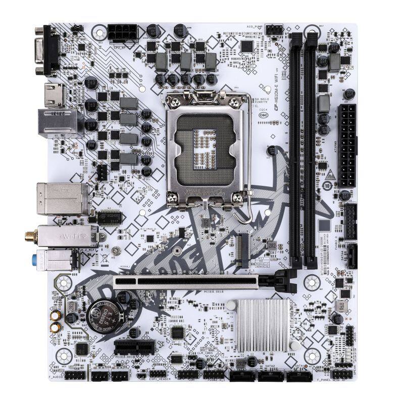 Colorful Battle-AX H610M-E WiFi V20 DDR4 Intel Motherboard White