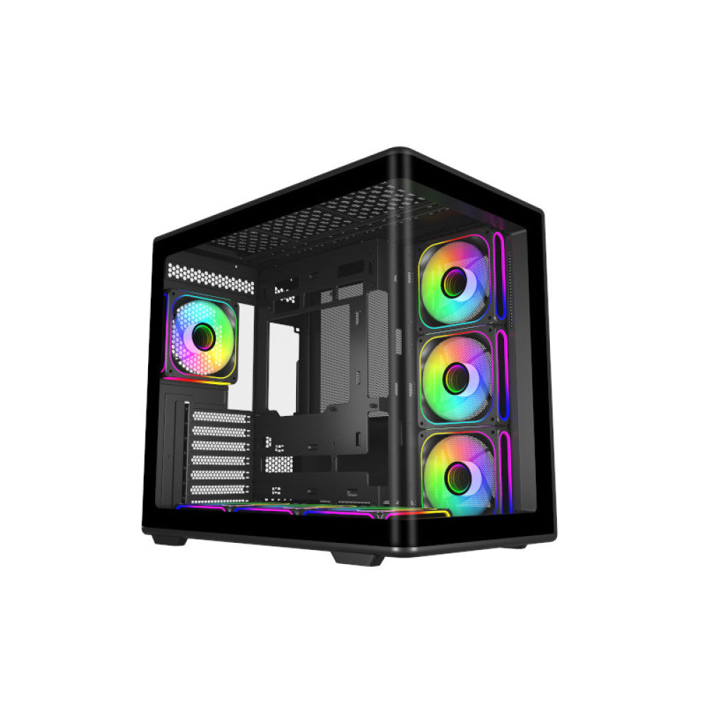 Cooler Master Elite 600 TG ATX Mid-Tower PC Case with USB-C Port