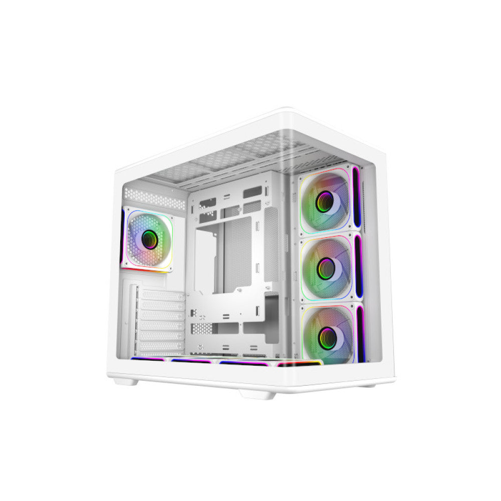 Cooler Master Elite 600 TG ATX Mid-Tower PC Case with USB-C Port