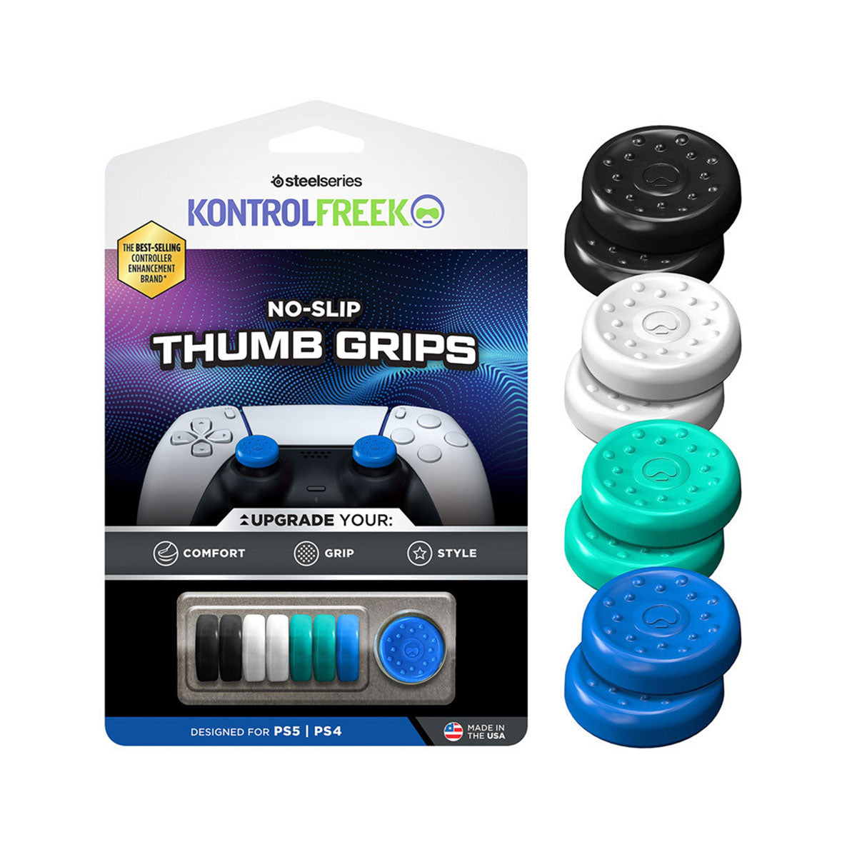 Steelseries No-Slip Thumb Grips 8-Pack - PS5/PS4