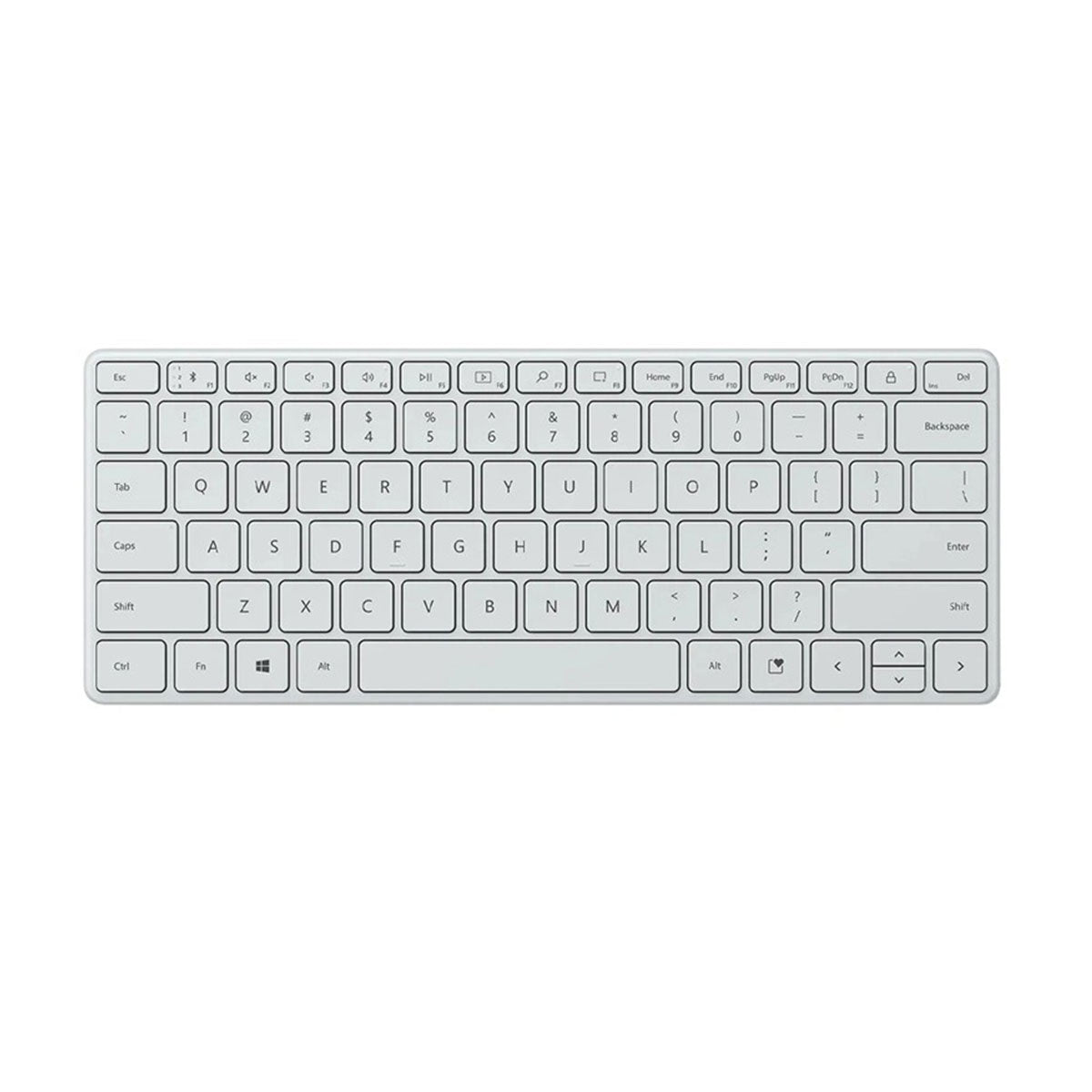 Microsoft Designer Compact Bluetooth Keyboard (Glacier) (21Y-00047)