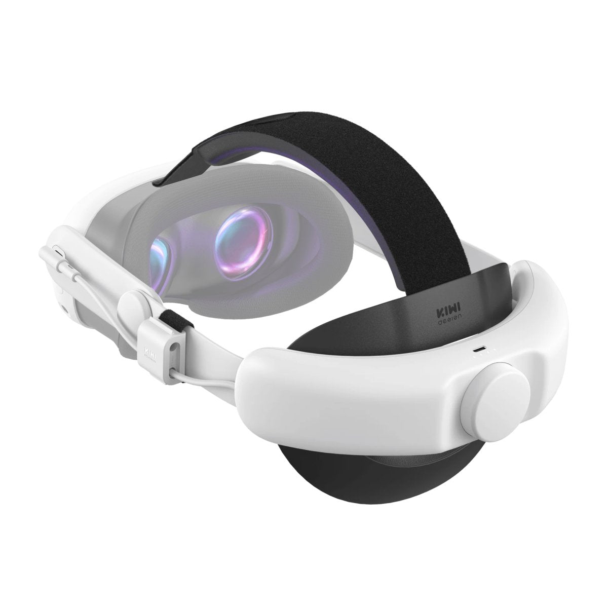 Kiwi Design Comfort Battery Head Strap for Meta Quest 3 (White) (Q31-2.2-BT-US)