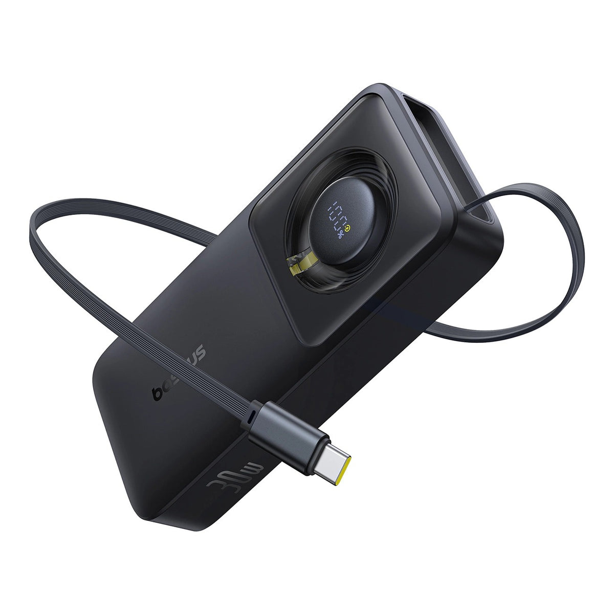 Baseus Free2Pull Power Bank 10000mAh 30W with Retractable USB-C Cable