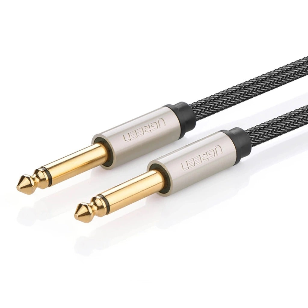 Ugreen 6.5mm Male to 6.5mm Male Audio Cable - 2m (Gray) (AV128/10638)