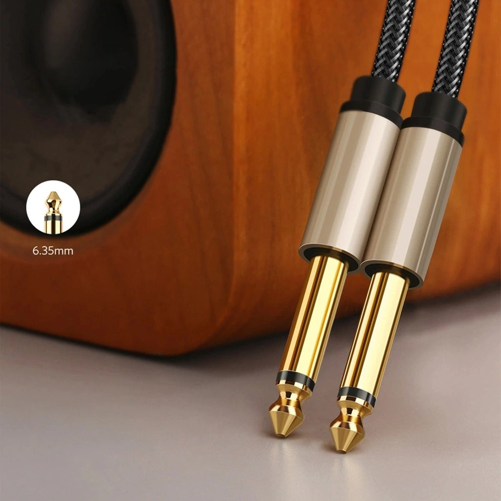 Ugreen 6.5mm Male to 6.5mm Male Audio Cable - 2m (Gray) (AV128/10638)