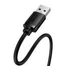 Baseus AirJoy Series USB2.0 Extension Cable 0.5m (Cluster Black) (B00631100111-00)