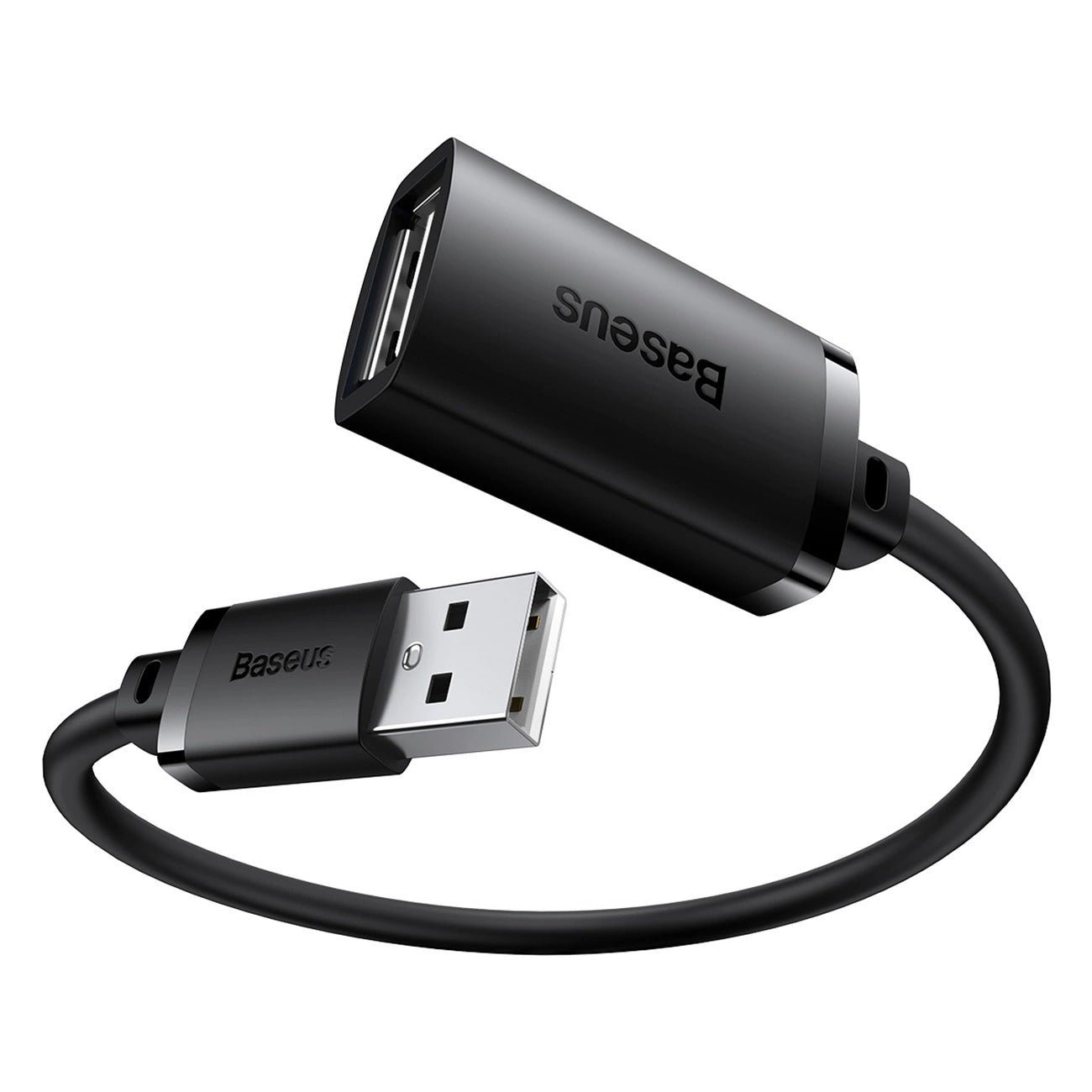 Baseus AirJoy Series USB2.0 Extension Cable 0.5m (Cluster Black) (B00631100111-00)