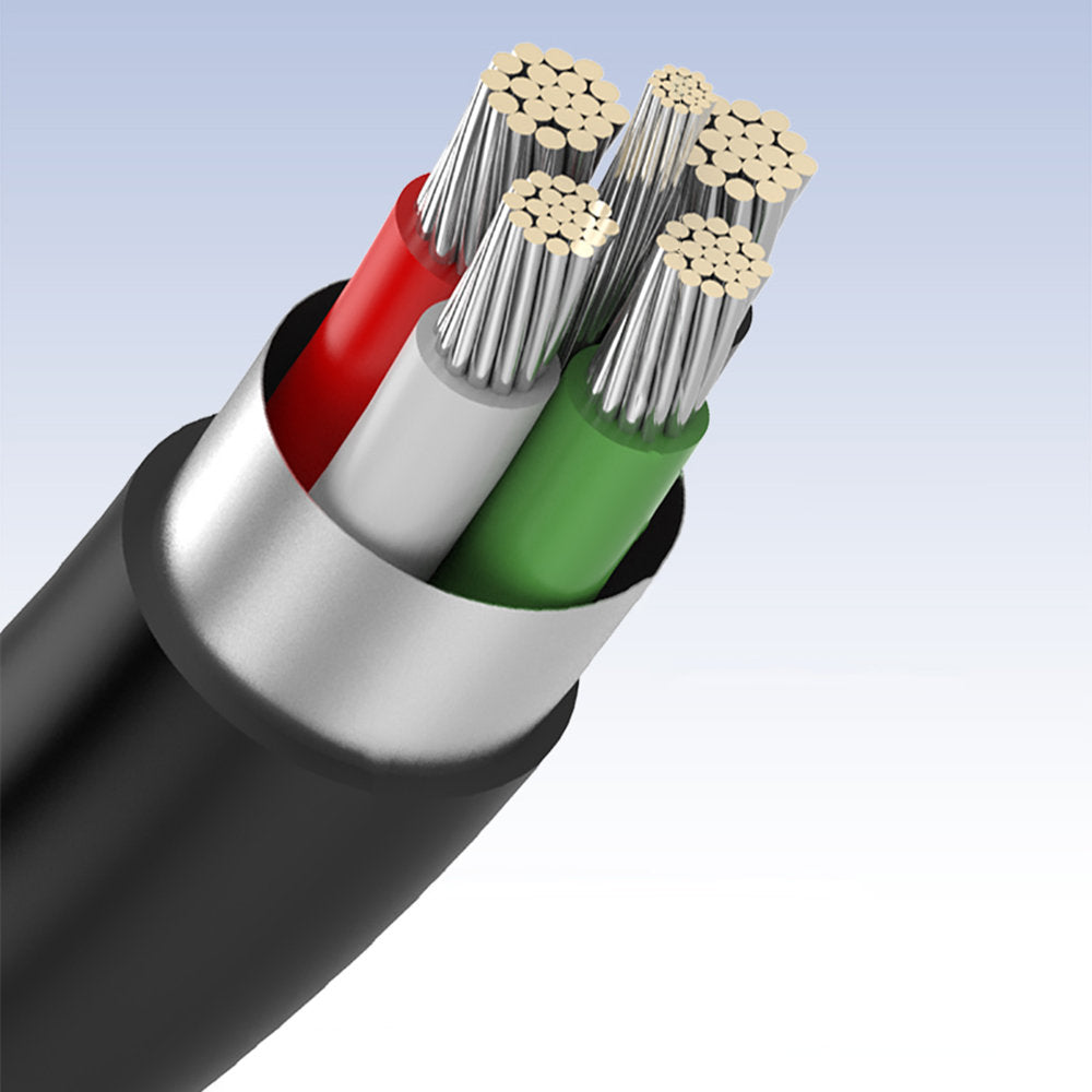 UGreen USB 2.0 A Male To Mini Usb 5 Pin Male Cable - 0.5m (Black) (US132/10354)