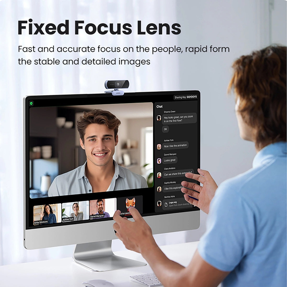 Ugreen USB HD 1080p HD Webcam (Black) (CM678/15728)