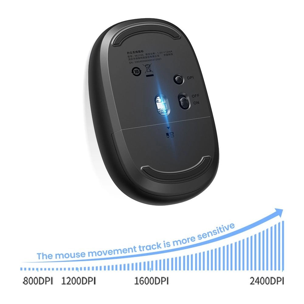 Ugreen 2.4G Portable Wireless Mouse (Cherry Pink, Celadon Green, Moonlight Grey, Dusty Blue, Midnight Blue)