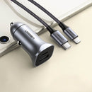 UGreen USB-C PD+USB-A QC 30W Fast Car Charger (CD130/40858)