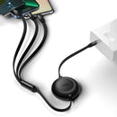 Baseus Bright Mirror 2 Series Retractable Cable 100W 3-Port Fast Charging Data Cable USB-C to USB-C