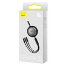 Baseus Bright Mirror 2 Series Retractable Cable 100W 3-Port Fast Charging Data Cable USB-C to USB-C
